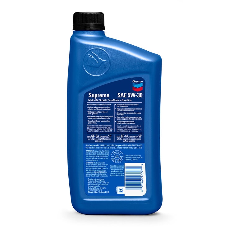 Chevron Aceite 5W30 84 Cajas Chevron Aceite 5W30 84 Cajas