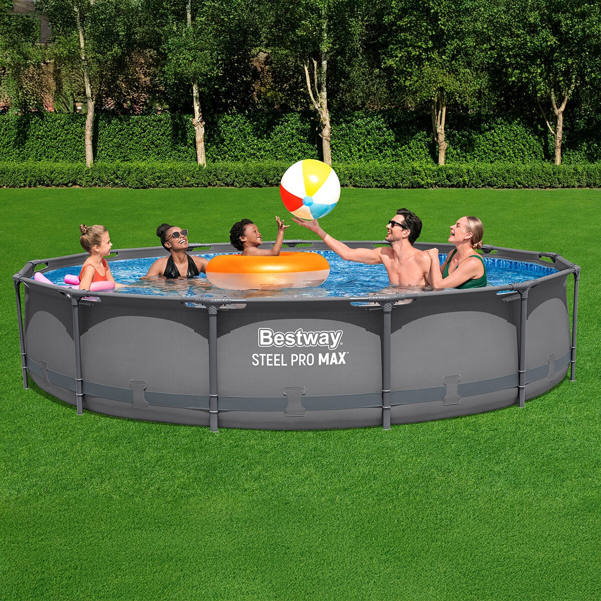 Bestway Piscina Elevada Redonda Steel Pro MAX Bestway Piscina Elevada Redonda Steel Pro MAX