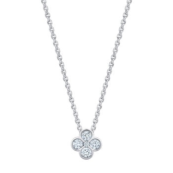 Dije de Diamantes 0.40ctw, Oro Blanco 14K Dije de Diamantes 0.40ctw, Oro Blanco 14K
