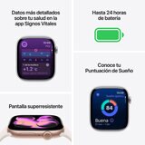 Apple Watch Series 11 (GPS + Celular) 42mm Aluminio Negro Azabache + Correa Deportiva Negra - Talla M/L Apple Watch Series 11 (GPS + Celular) 42mm Aluminio Negro Azabache + Correa Deportiva Negra - Talla M/L