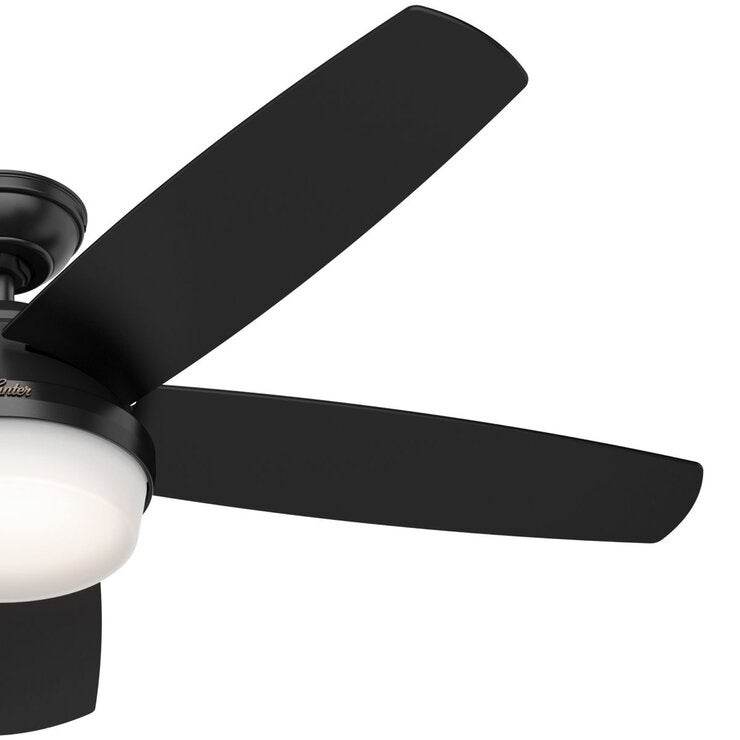 Hunter, Ventilador 52" Avia Negro Mate Hunter, Ventilador 52" Avia Negro Mate