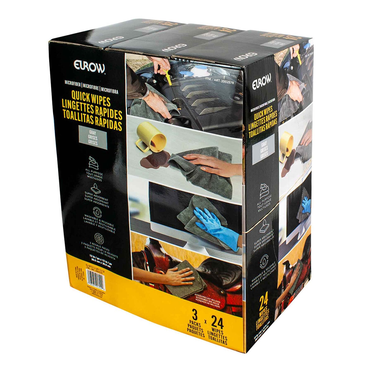 Eurow Toallas de Microfibra Micro 72 piezas Eurow Toallas de Microfibra Micro 72 piezas