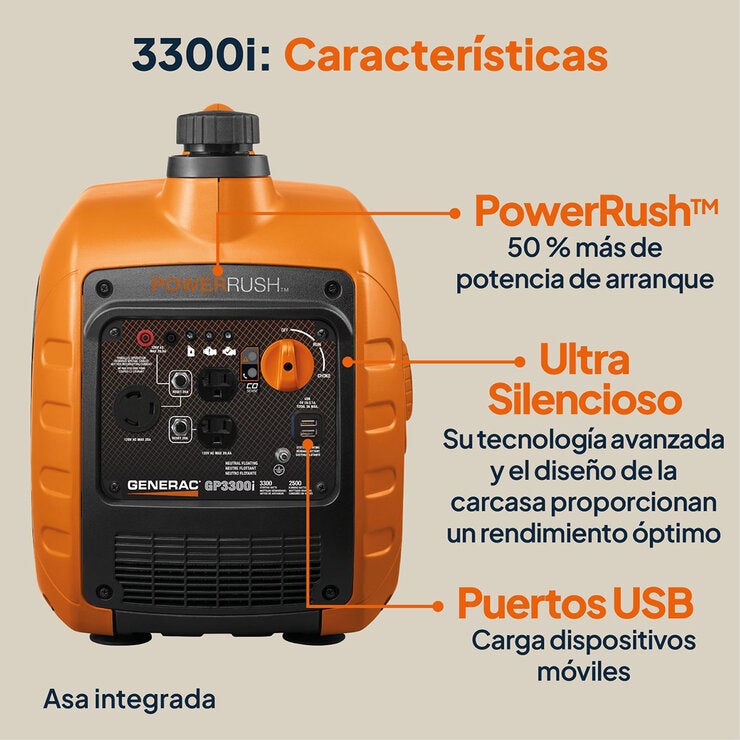 Generac, Generador Inverter GP3300i Generac, Generador Inverter GP3300i
