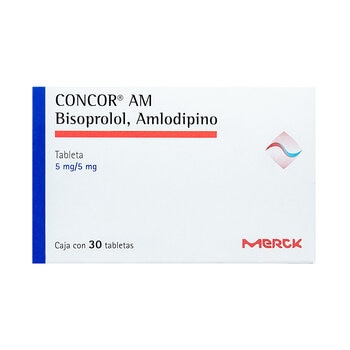 concor am 5/5 mg 30 tabletas