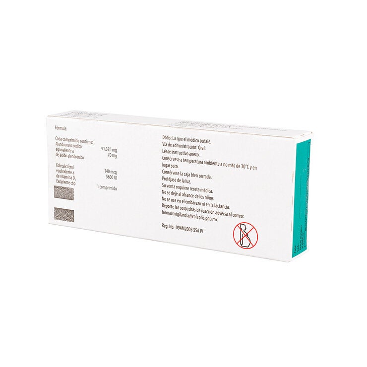 Fosamax Plus 70mg/5600UI 4 Comprimidos Fosamax Plus 70mg/5600UI 4 Comprimidos