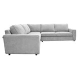 Muebles Liz, Rodius, Sala Modular De 3 Piezas Gris