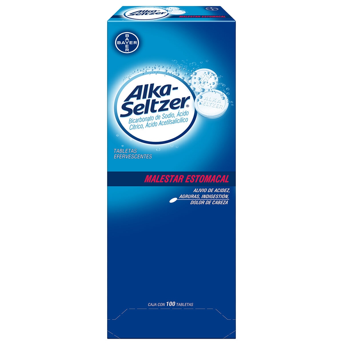 Alka Seltzer 100 Tabletas Efervescentes Alka Seltzer 100 Tabletas Efervescentes