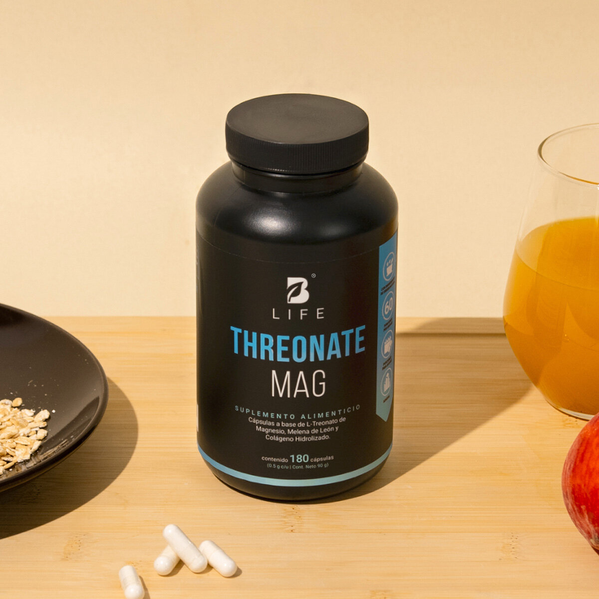 B Life Treonato de Magnesio 180 Cápsulas B Life Treonato de Magnesio 180 Cápsulas