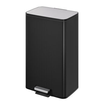 EKO, Bote de Basura de 50 L, Color Negro EKO, Bote de Basura de 50 L, Color Negro