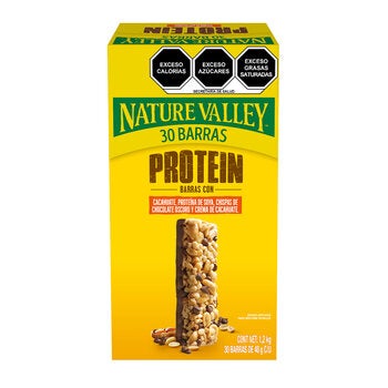 Nature Valley Barras de Cacahuate con Proteína de Soya 30 / 40 g Nature Valley Barras de Cacahuate con Proteína de Soya 30 / 40 g
