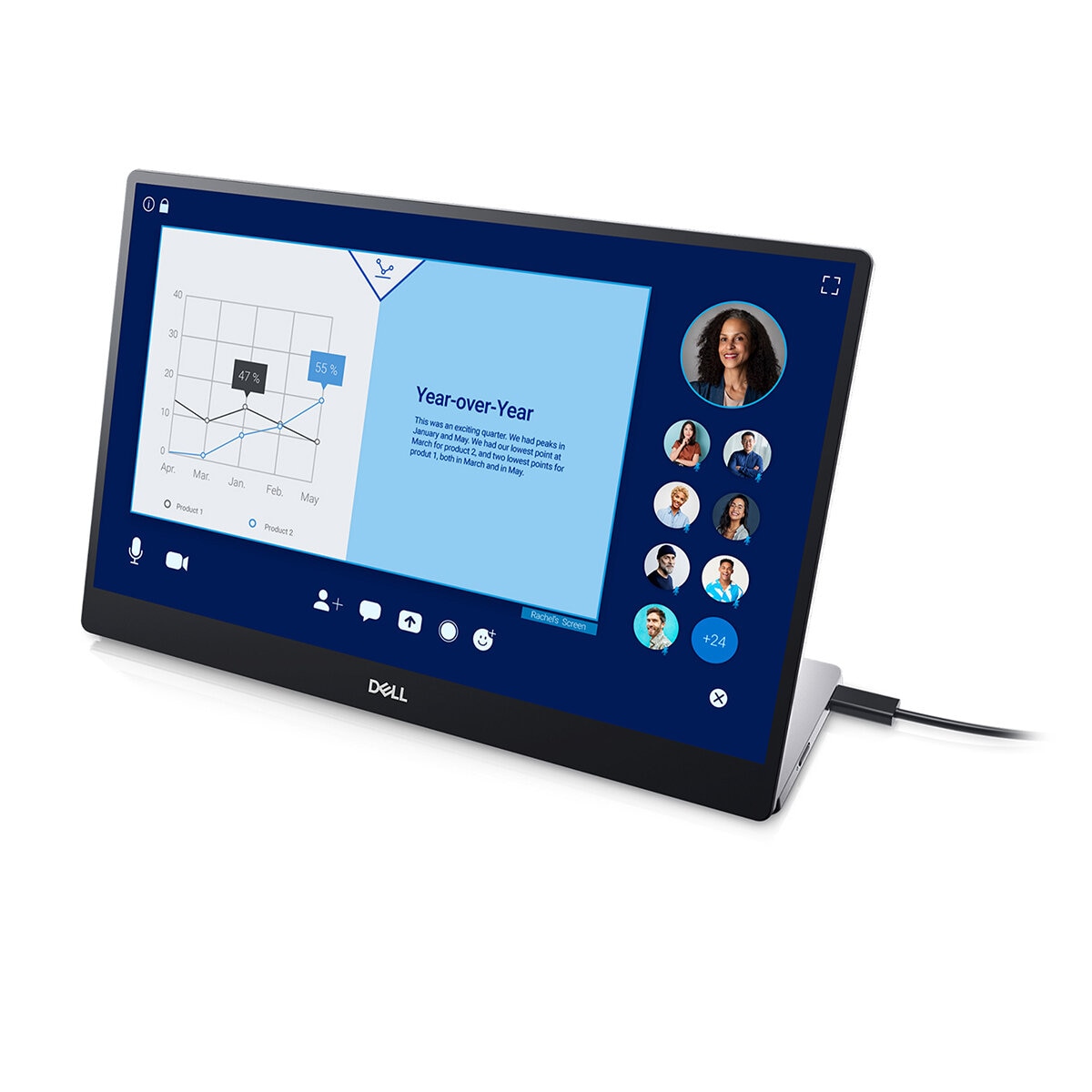 DELL Monitor Portátil 14" Full HD DELL Monitor Portátil 14" Full HD