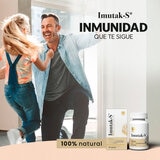 Imutak-s Shiitake 270mg 2 Frascos de 60 Cápsulas c/u