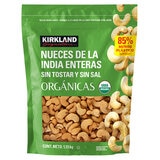 Kirkland Signature Nueces de la India Orgánicas sin Tostar y sin Sal 1.13 kg Kirkland Signature Nueces de la India Orgánicas sin Tostar y sin Sal 1.13 kg