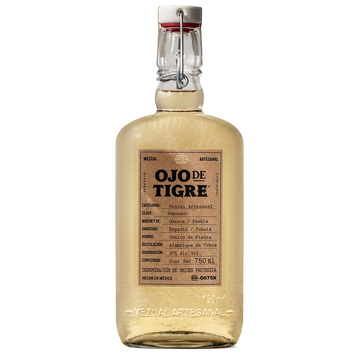 Mezcal Ojo de Tigre Reposado 750ml Mezcal Ojo de Tigre Reposado 750ml
