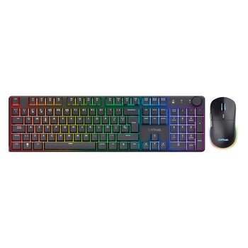 GXTrust Kit Gaming Inalámbrico con Teclado Mecánico + Mouse RGB GXTrust Kit Gaming Inalámbrico con Teclado Mecánico + Mouse RGB