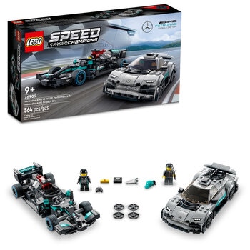 LEGO Speed Champions Mercedes- AMG F1 W12 E Performance y Mercedes- AMG Project One 