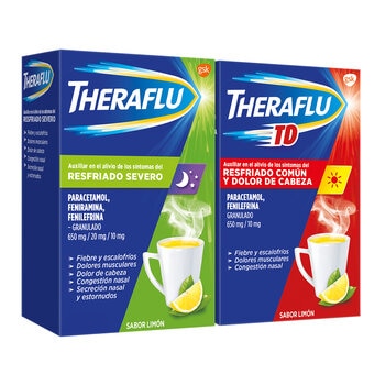 Theraflu día y noche sabor limón 2pk