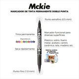 Marcador Permanente de Doble Punta Surtido 8 Pzas Marcador Permanente de Doble Punta Surtido 8 Pzas