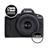 Canon EOS R50 RF-S 18-45mm F4.5-6.3 IS STM + Curso Linero ABC de Vlogger + Garantía extendida