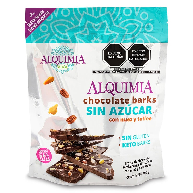Alquimia Chocolate Keto Barks 400 g