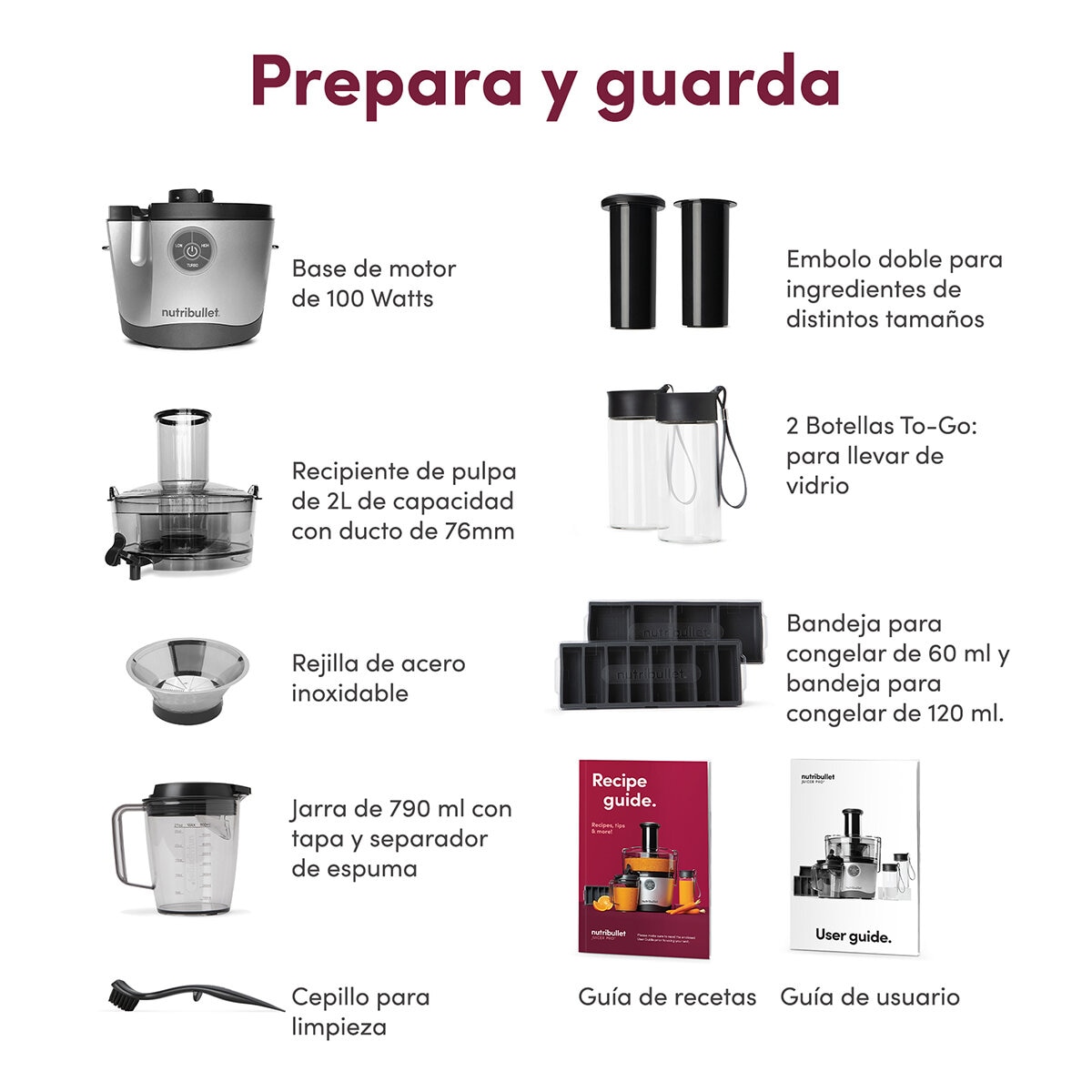 Nutribullet Juicer Pro, Extractor de Jugos