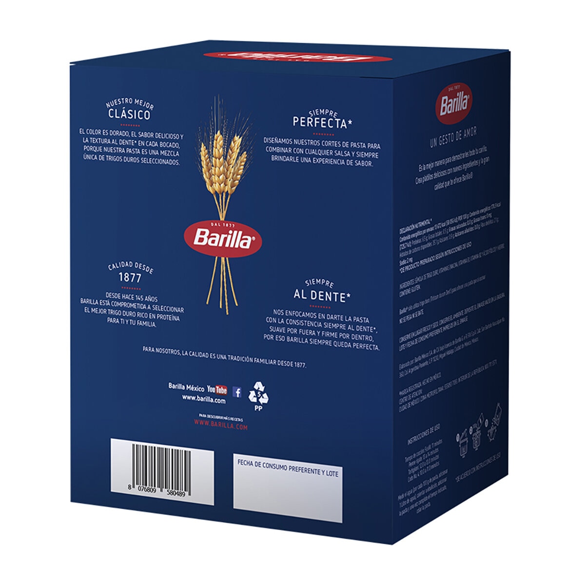 Barilla Surtido de Pastas Cortas 8 pzas de 500 g Barilla Surtido de Pastas Cortas 8 pzas de 500 g