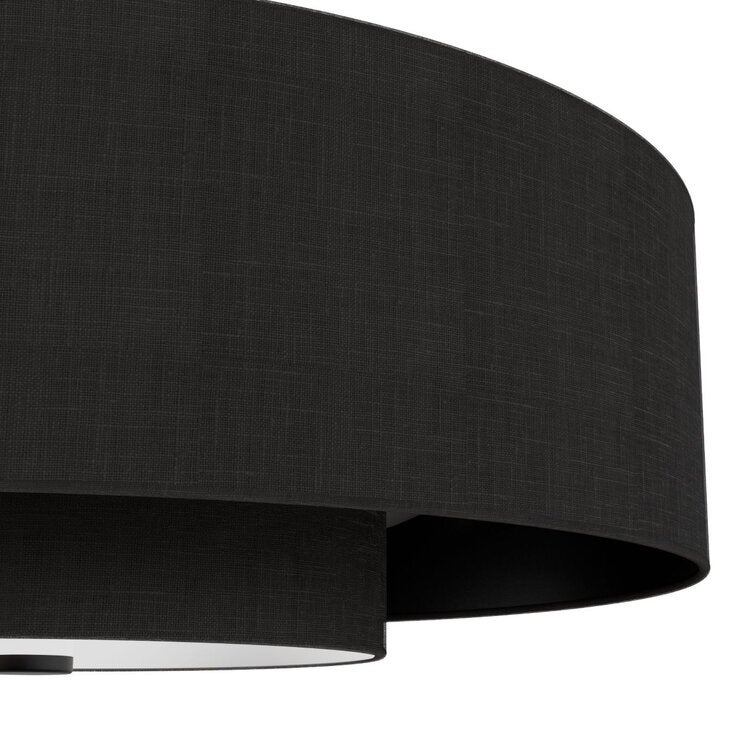 Hunter, Ventilador Fandelier Color Negro Mate Hunter, Ventilador Fandelier Color Negro Mate