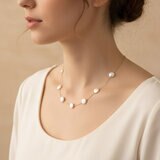 Mayfer, Collar en Aleación de Metal, con Perlas Naturales para Dama Mayfer, Collar en Aleación de Metal, con Perlas Naturales para Dama