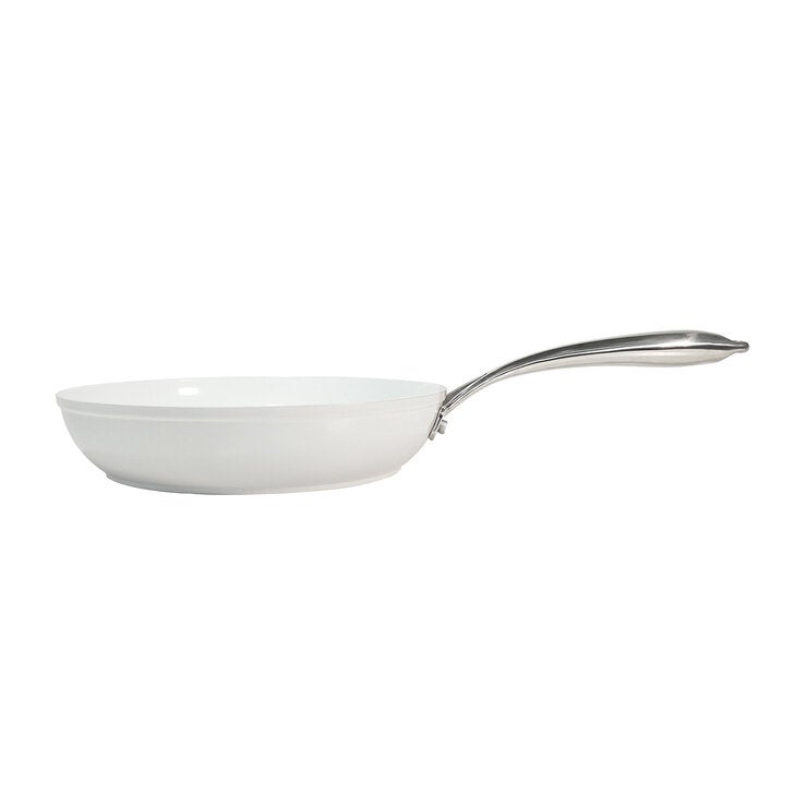 Westinghouse, Set de Sartenes 24 y 30 cm, Cerámica Blanca, Acero Inoxidable Westinghouse, Set de Sartenes 24 y 30 cm, Cerámica Blanca, Acero Inoxidable