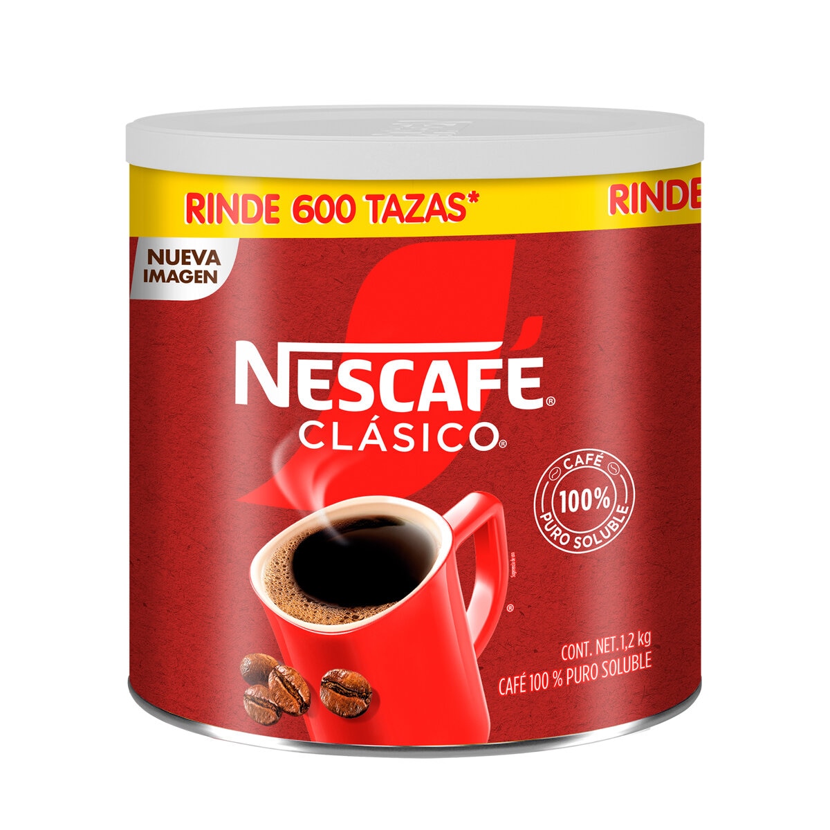 Nescafé Clásico Café Soluble de 1.2 kg Nescafé Clásico Café Soluble de 1.2 kg