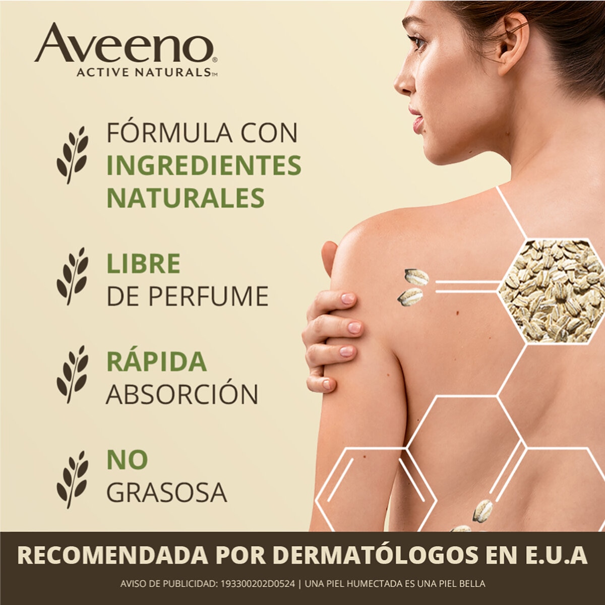 Aveeno Crema Corporal 2 pzas de 709 ml Aveeno Crema Corporal 2 pzas de 709 ml