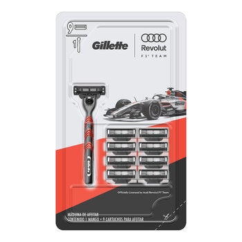 Gillette Maquina para Afeitar Audi Revolut F1 Team 10 pzas Gillette Maquina para Afeitar Audi Revolut F1 Team 10 pzas