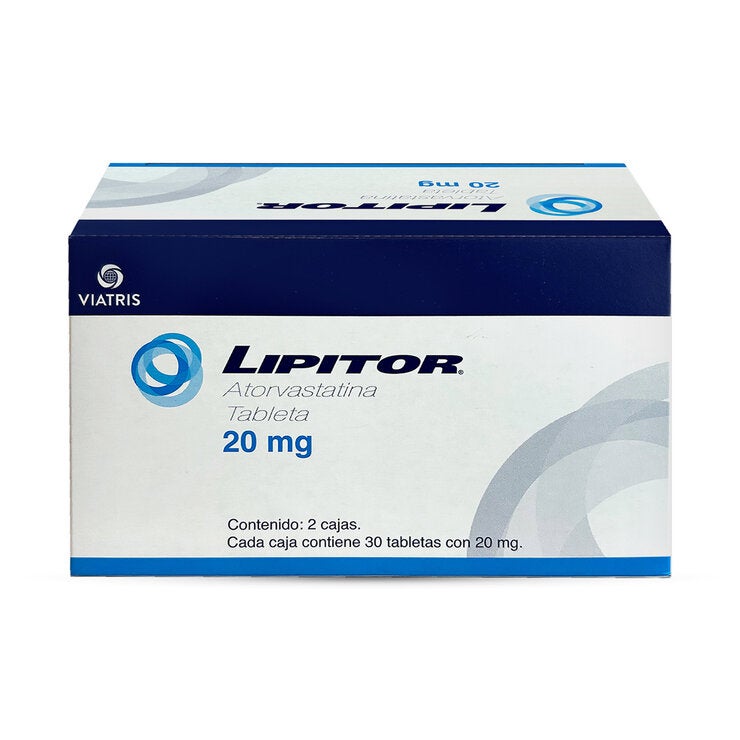 Lipitor 20mg 60 Tabletas Lipitor 20mg 60 Tabletas