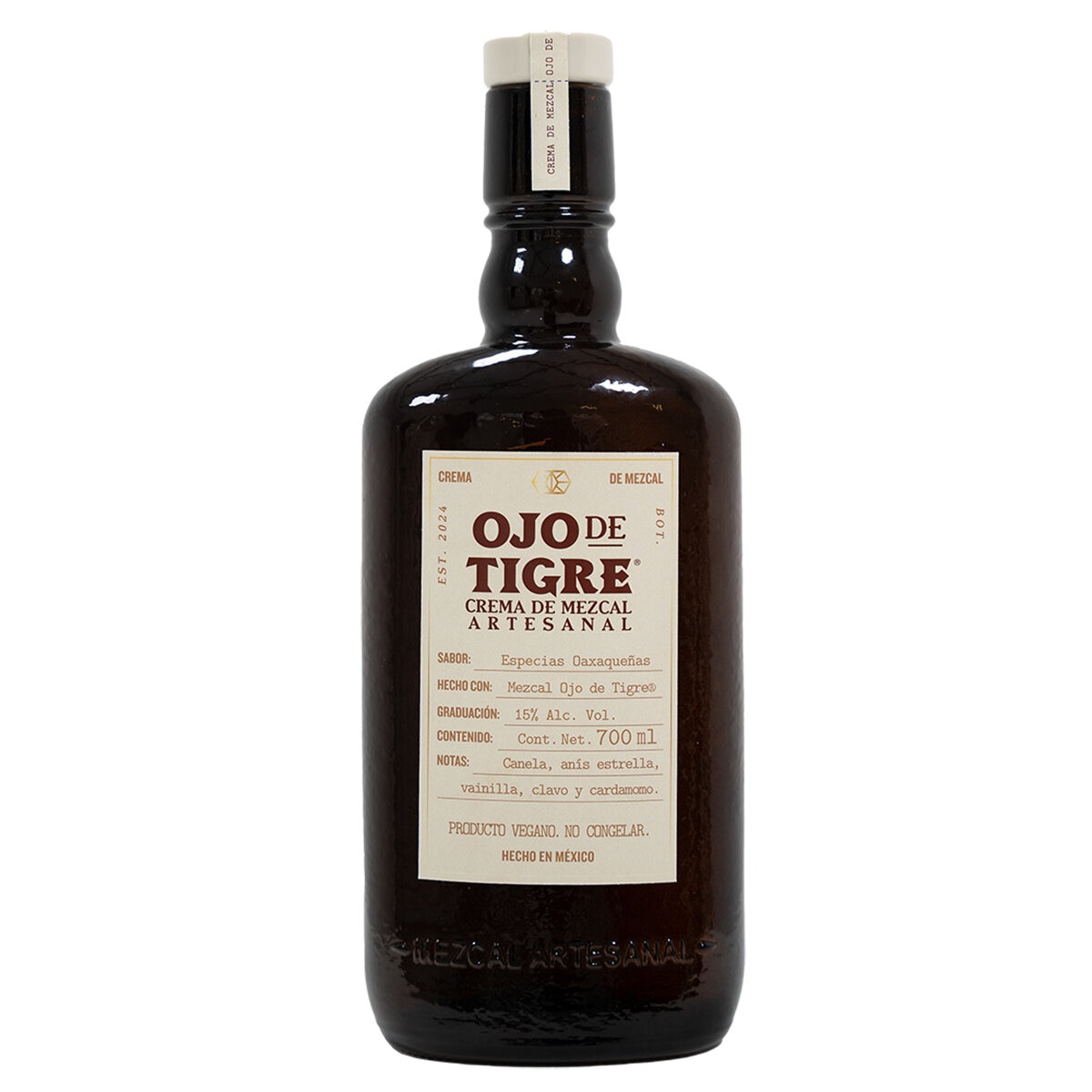 Ojo de Tigre Crema de Mezcal 700 ml Ojo de Tigre Crema de Mezcal 700 ml