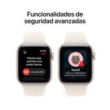 Apple Watch SE 3 (GPS) 40mm Aluminio Blanco Estelar + Correa Deportiva Blanco Estelar - Talla S/M Apple Watch SE 3 (GPS) 40mm Aluminio Blanco Estelar + Correa Deportiva Blanco Estelar - Talla S/M