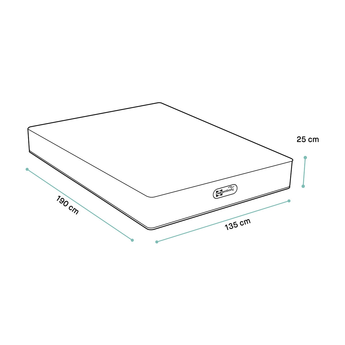 Sealy, Embody To Go, Colchón Matrimonial Sealy, Embody To Go, Colchón Matrimonial