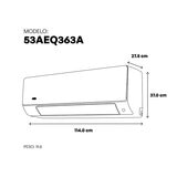 Carrier, Aire Acondicionado Minisplit Inverter con Wi-Fi, 36,000 btus 220V, Enfriamiento y Calefacción, 17 SEER Carrier, Aire Acondicionado Minisplit Inverter con Wi-Fi, 36,000 btus 220V, Enfriamiento y Calefacción, 17 SEER