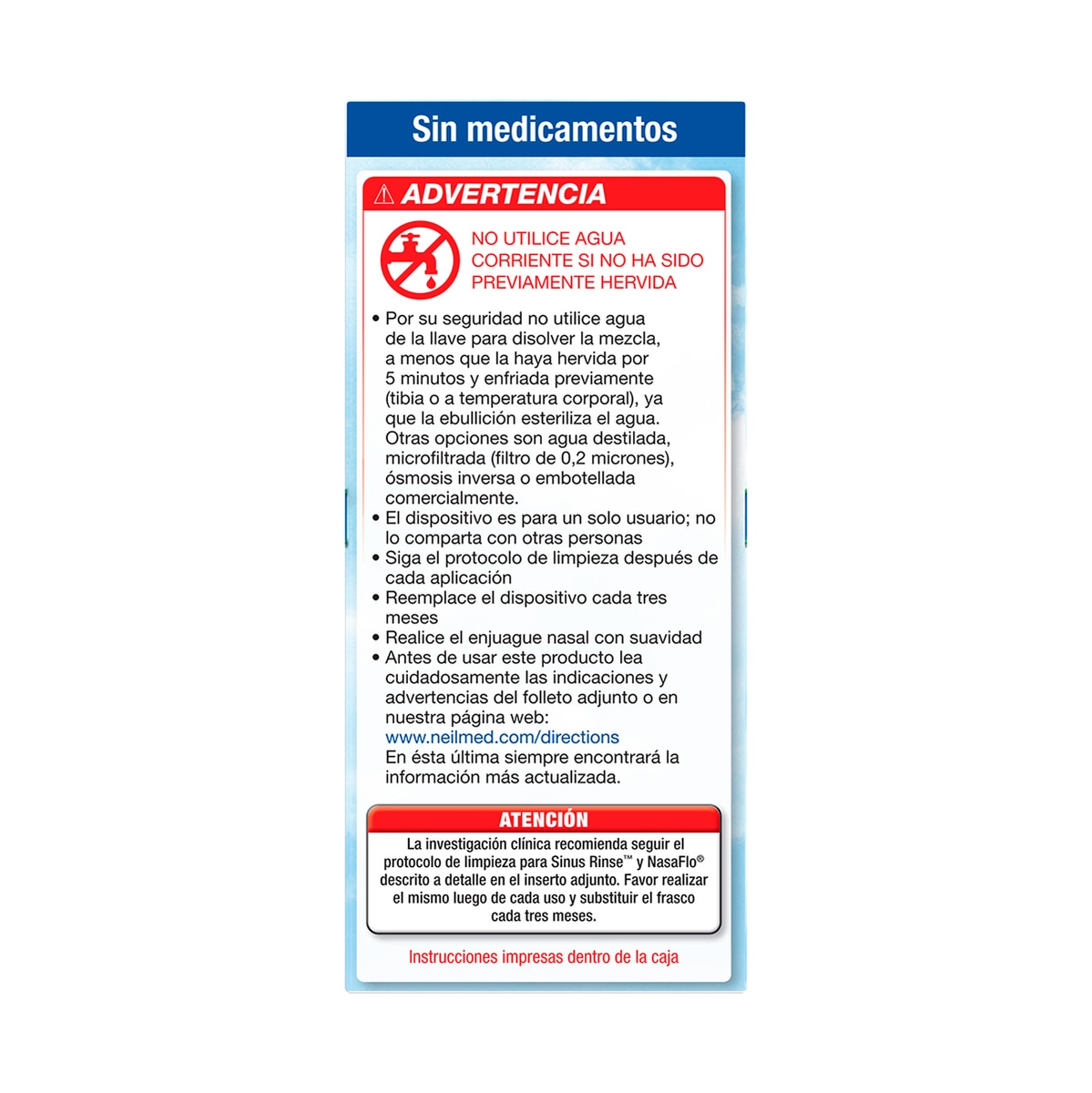 Sinus Rinse Kit C/10 Sobres Premezclados