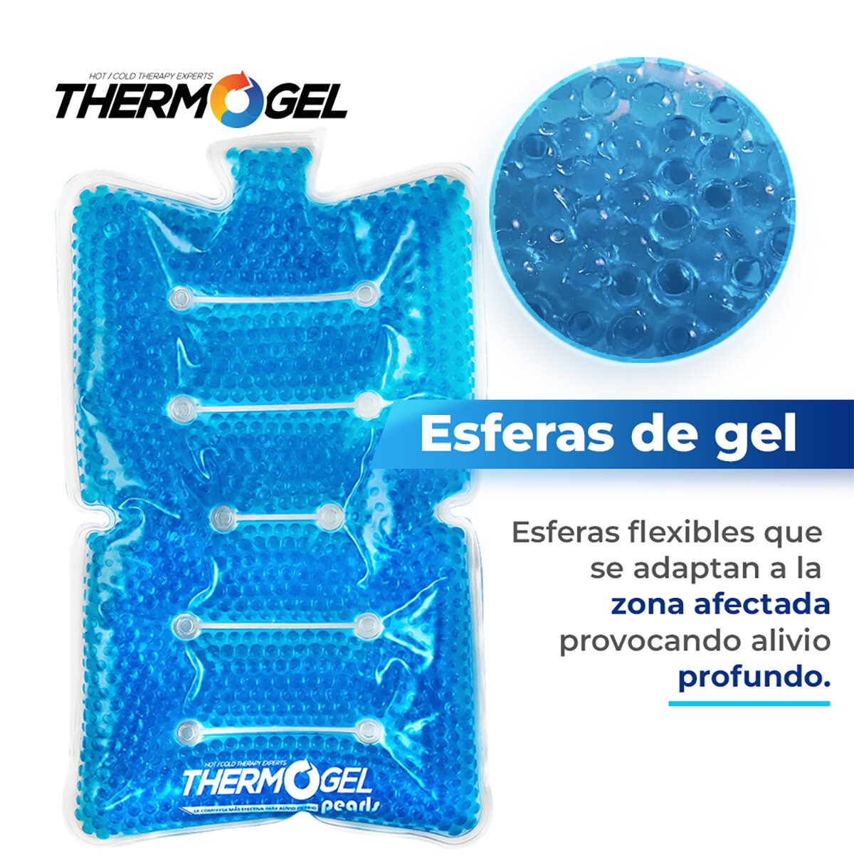 Thermogel Pearls Kit Compresas Uso en Frío 4 Piezas