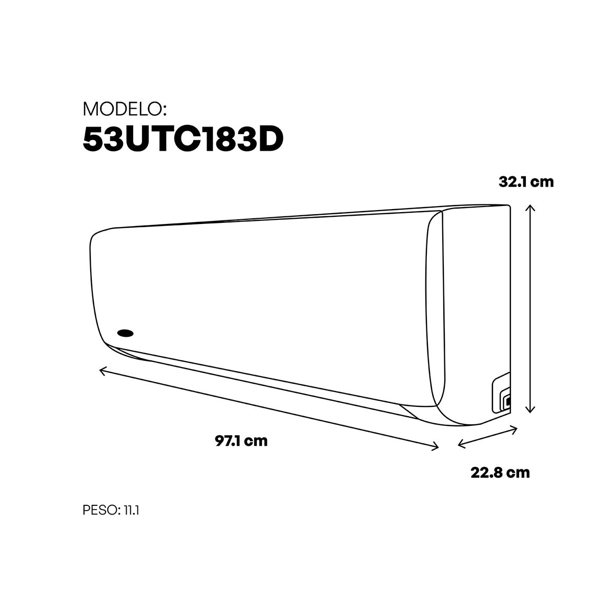 Carrier, Aire Acondicionado Minisplit, Solo Enfriamiento, 18,000 BTU, 220V, Gas R32, con Wi-Fi Carrier, Aire Acondicionado Minisplit, Solo Enfriamiento, 18,000 BTU, 220V, Gas R32, con Wi-Fi