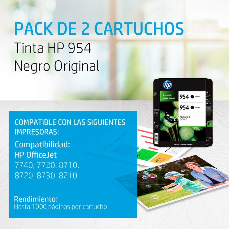 HP954 Cartucho de Tinta Negro HP954 Cartucho de Tinta Negro