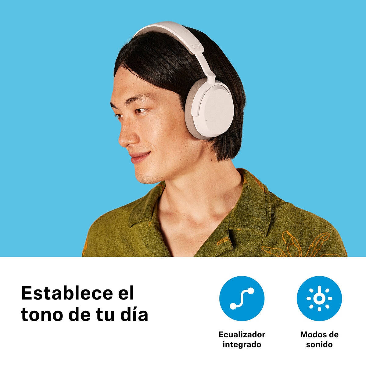 Sennheiser Accentum Wireless Audífonos Bluetooth Blanco Sennheiser Accentum Wireless Audífonos Bluetooth Blanco