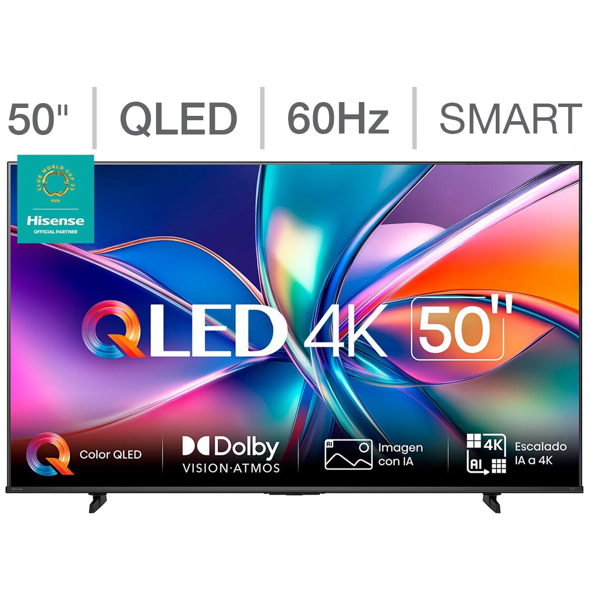 Hisense Pantalla 50" QLED 4K Fire TV Hisense Pantalla 50" QLED 4K Fire TV