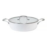 Westinghouse, Arrocera 28 cm de Cerámica Blanca, Acero Inoxidable Westinghouse, Arrocera 28 cm de Cerámica Blanca, Acero Inoxidable