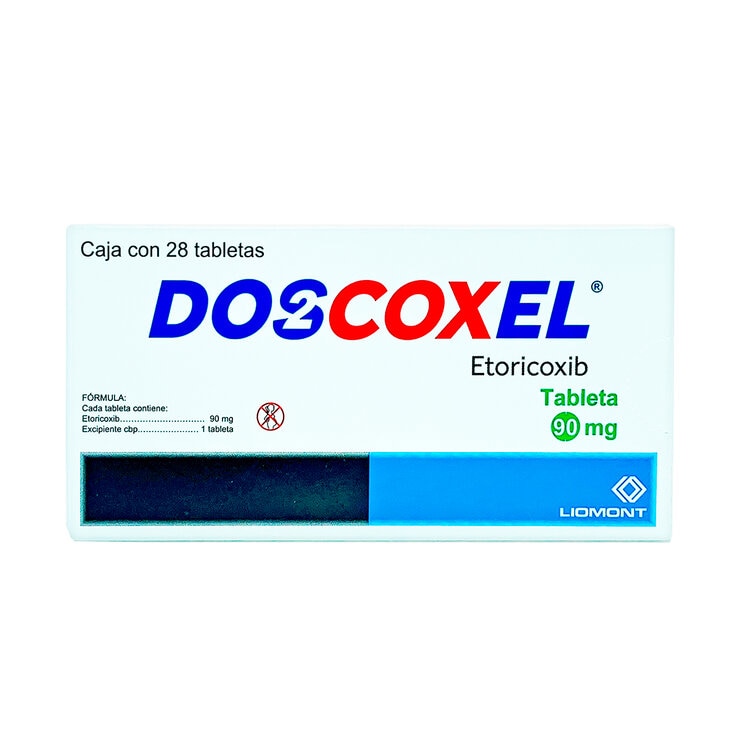 Doscoxel 90 mg 28 tabletas