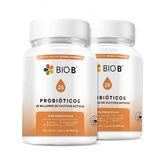 Bio B Probióticos 25 Billones 2 Frascos de 30 Cápsulas c/u