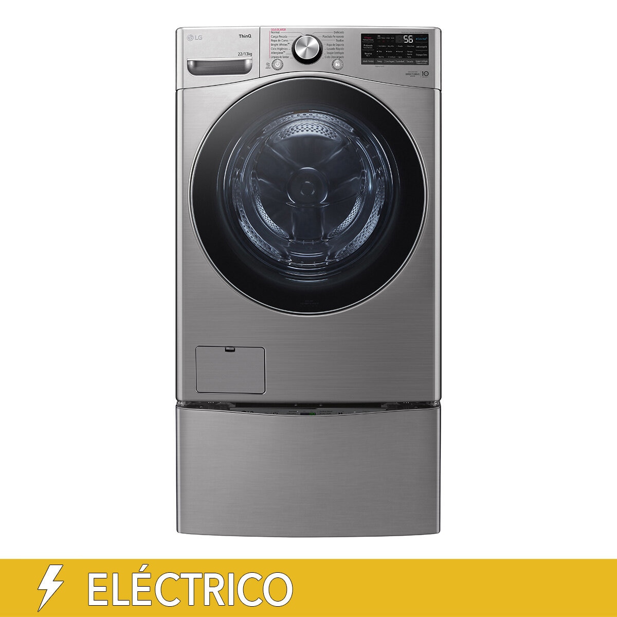 LG Lavasecadora Eléctrica 22Kg/13Kg + Mini Lavadora 3.5Kg LG Lavasecadora Eléctrica 22Kg/13Kg + Mini Lavadora 3.5Kg