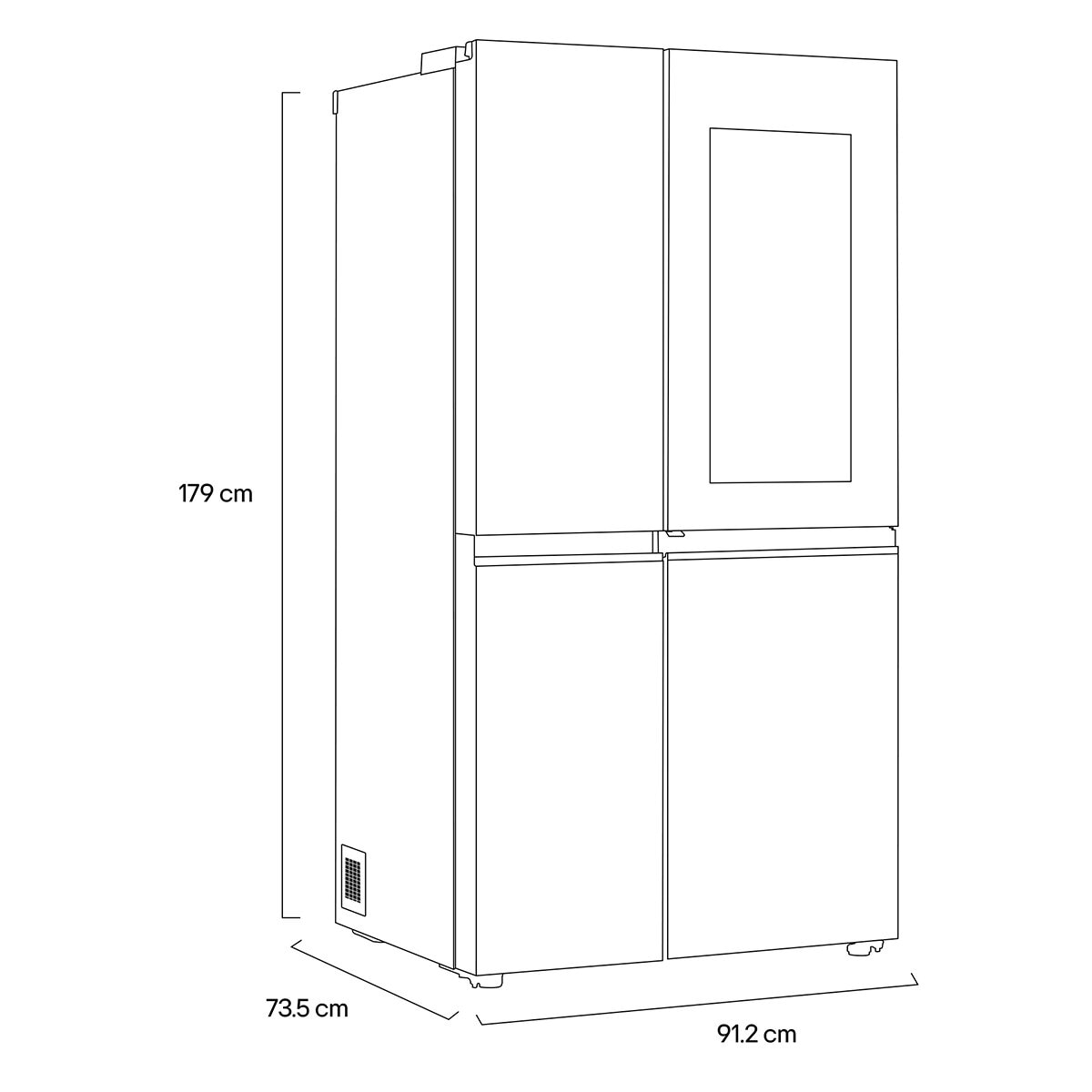 LG Refrigerador French Door 23' LG Refrigerador French Door 23'
