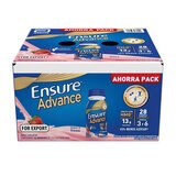 Ensure Advance Suplemento Alimenticio Sabor Fresa 16 pzas de 237 ml Ensure Advance Suplemento Alimenticio Sabor Fresa 16 pzas de 237 ml