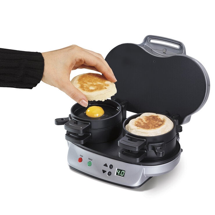 Hamilton Beach sandwichera doble para desayuno Hamilton Beach sandwichera doble para desayuno